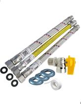 Kit Instalação Aquecedor Gás GN 30cm Lorenzetti Komeco Bosch