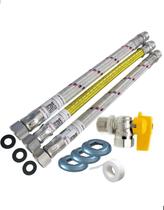 Kit Instalação Aquecedor Gás GN 50cm Lorenzetti Komeco Bosch