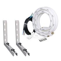 Kit Instalação Ar Cond Split inverter 12 a 18 mil btus 2m Suporte Kit Instalação Ar Cond Split inverter 12 a 18 mil btus 2m Suporte