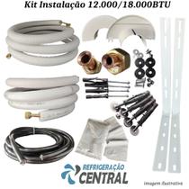 Kit Instalação Ar Condicionado Split 12000/18000BTU 3 Metros