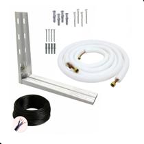 Kit Instalação Ar Condicionado Split 9.000/12000Btu 2 Metros
