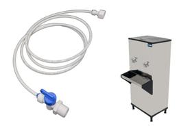 kit instalação bebedouro e purificador de água 2 mts mangueira 1/4 registro e conector