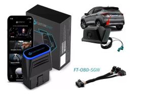 Kit Instalação Câmera de ré original Fiat Pulse 2022 2023 + Custom Easy FT-OBD-SGW - FAAFTECH