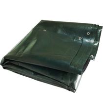 Kit Instalação + Capa De Proteção Piscina 700 Micras Verde Preto 4x2 Impermeável