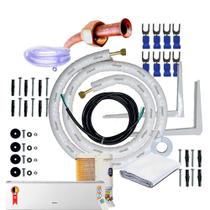 Kit Instalação Completo Para Ar-condicionado Split Gree Inverter 9.000 BTUs 3m Com Suporte