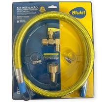 Kit Instalação Cooktop, Forno e Fogão 1,20m 6 Peças Blukit