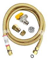 Kit Instalacao Fogao Cooktop Gas Encanado Rua 2,5m