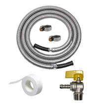 Kit Instalação Gás Encanado Mangueira 2,00m e Válvula Glp Gn