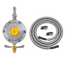Kit Instalação Gás Registro Aliança 2kg e Mangueira Aço 4,0m Kit Instalação Gás Registro Aliança 2kg e Mangueira Aço 4,0m
