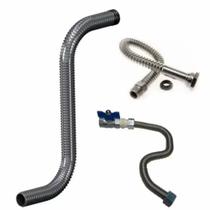 Kit Instalação Inox Flexível Sauna 2 Polegada 15/18/24/27KW