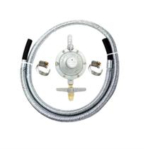 Kit Instalação Mangueira 4,0 Mts Bico X Bico Gás Botijão Glp Kit Instalação Mangueira 4,0 Mts Bico X Bico Gás Botijão Glp