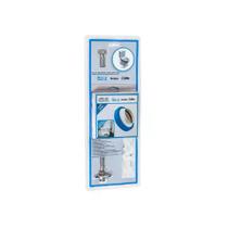 Kit Instalação P/Bacia Acoplada Fixação Horizontal - Roca Kit Instalação P/Bacia Acoplada Fixação Horizontal - Roca