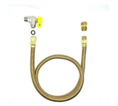 Kit Instalação P/ Fogões Cook Top Mangueira Aço Homologada 80cm