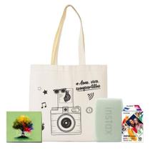 Kit Instax Mini Link 3 verde + 10 FT Spray + Ecobag + Álbum