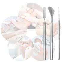 Kit instrumentais podologia bisturis calosidade aço inox santa clara Kit instrumentais podologia bisturis calosidade aço inox santa clara