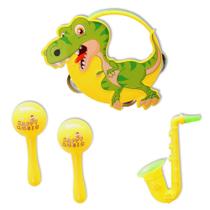 Kit Instrumento Musical Infantil 4 Peças Brinquedo