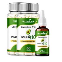Kit InsulinQ10 Original 2 Potes 60 Cápsulas e 1 Frasco 30ml Kit InsulinQ10 Original 2 Potes 60 Cápsulas e 1 Frasco 30ml