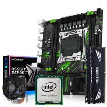Kit Intel X99 Xeon E5 2680 V4 Machinist Pr9 32gb 3200mhz Com Cooler - Intel, Machinist, Kllisre e Cooler Master