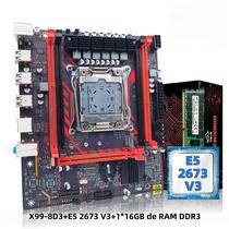 Kit Intel Xeon E5 2673 V3 com Placa-mãe X99, 16GB de RAM DDR3 ECC e SSD NVMe M.2 SATA