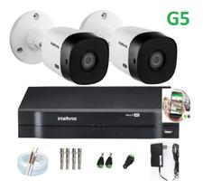 Kit Intelbras 2 Cam G4 Dvr 4ch Mhdx 1204 Multihd H.265