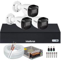 Kit Intelbras 3 Câmeras Vhd 1130 Hd 1mp 30m Dvr De 4 Canais Mhdx 1004-c Kit Intelbras 3 Câmeras Vhd 1130 Hd 1mp 30m Dvr De 4 Canais Mhdx 1004-c