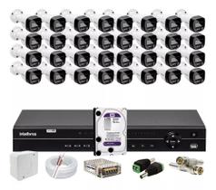 Kit Intelbras 32 Vhd 1120b Full Color,dvr 32ch Mhdx 1232 4tb