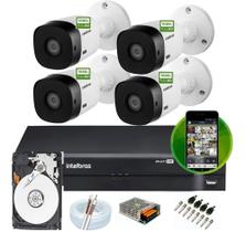 Kit Intelbras 4 Cam 1220b Full Hd 1080p 2m Dvr 4 Mhdx Muit Hd Kit Intelbras 4 Cam 1220b Full Hd 1080p 2m Dvr 4 Mhdx Muit Hd