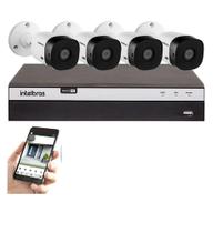 Kit Intelbras 4 Cam Hd 1220b Dvr Mhdx 3104 Kit Intelbras 4 Cam Hd 1220b Dvr Mhdx 3104