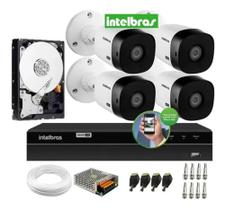 Kit Intelbras 4 Cam Vhl 1120b E Dvr 8ch Mhdx Multi Hd C/500b Kit Intelbras 4 Cam Vhl 1120b E Dvr 8ch Mhdx Multi Hd C/500b