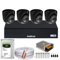 Kit Intelbras 4 Mini 3220d C/áudio Dvr 4 Canais 1004c Hd 1tb Kit Intelbras 4 Mini 3220d C/áudio Dvr 4 Canais 1004c Hd 1tb
