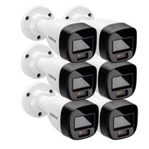 kit Intelbras 6 Câmera Segurança Multi Hd Vhd 1120 B Full Color Imagem Colorida Noturna e Diurna