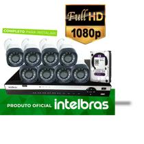 Kit Intelbras 8 Cam Fullhd 1080p Dvr Full Hd 1tb