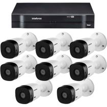 Kit Intelbras 8 Câmeras HD 720p VHL 1120 B + DVR 1108 Intelbras + Acessórios