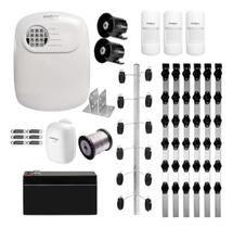 Kit Intelbras Alarme E Cerca Elétrica Industrial 20 Metros