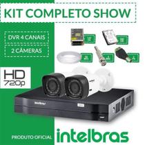 Kit Intelbras Completo Alta Definição - 2 Câmeras Hd C/Hd 500GB Kit Intelbras Completo Alta Definição - 2 Câmeras Hd C/Hd 500GB