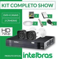 Kit Intelbras Completo Alta Definição Com 2 Câmeras Vhc 1120 HD Instalado