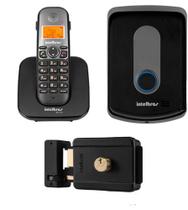 Kit Intelbras Interfone Porteiro Residencial Sem Fio TIS 5010 + Fechadura FX 500
