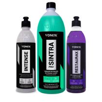 Kit Intense 500ml + Sintra Pro 1,5L + Restaurax 500ml