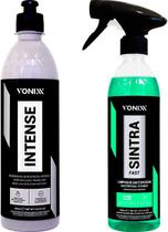 Kit Intense 500ML Vonixx e Sintra Fast 500ML Vonixx, Limpeza e revitalizador de plásticos internos