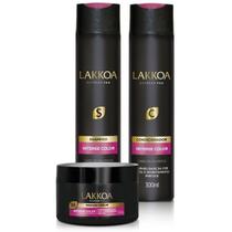 Kit Intense Color Lakkoa Shampoo Condicionador Máscara Kit Intense Color Lakkoa Shampoo Condicionador Máscara