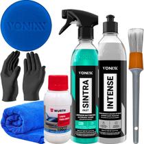 Kit Intense Sintra e Limpa Parabrisa Limpeza Renovação e Proteção Uv