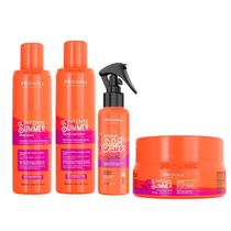 Kit Intense Summer Shampoo + Condicionador + Máscara + Finalizador Prohall Kit Intense Summer Shampoo + Condicionador + Máscara + Finalizador Prohall