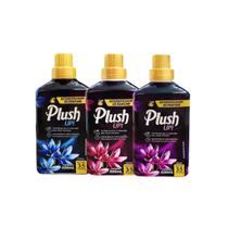 Kit Intensificador de Perfume Plush Up Sanol Vertigo, Sunset e Mystic (3x500ml) O Kit Intensificador de Perfume Plush