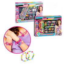 Kit Interativo Menina Miçangas Braceletes Colares Sortido