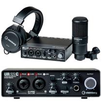 Kit Interface de Audio Yamaha Steinberg UR22C Studio + Fone/Microfne