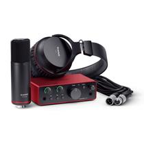 Kit Interface Focusrite Scarlett Solo Studio 4 Geracao