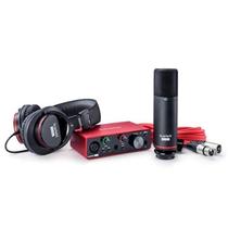 Kit Interface Focusrite Scarlett Solo Studio