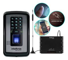 Kit Interfone Condominial XPE 1013 BIO com Biometria e Interface Celular 3G ITC 5100