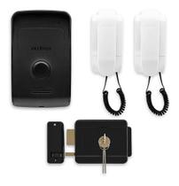 Kit Interfone Intelbras Campainha Porteiro Fechadura Fx500 e Extensão Kit Interfone Intelbras Campainha Porteiro Fechadura Fx500 e Extensão