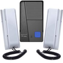 Kit Interfone Porteiro Eletrônico F8-SN c/ 2 Pontos Audio HDL